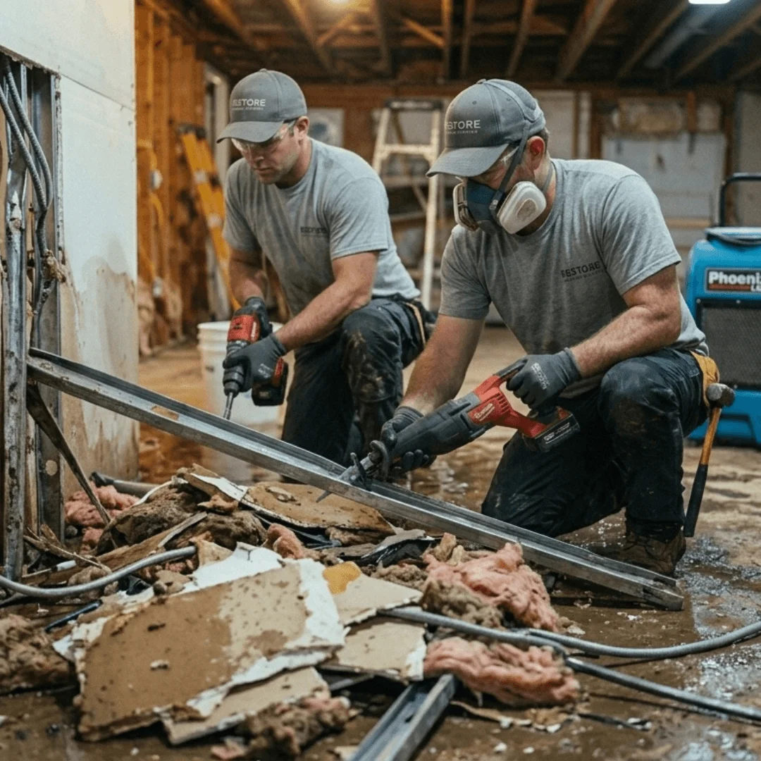 Emergency water damage repair in Katy, Texas