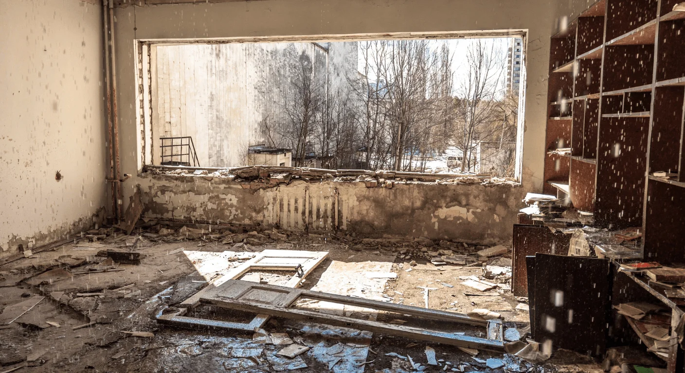 Water damage repair job in Katy, TX