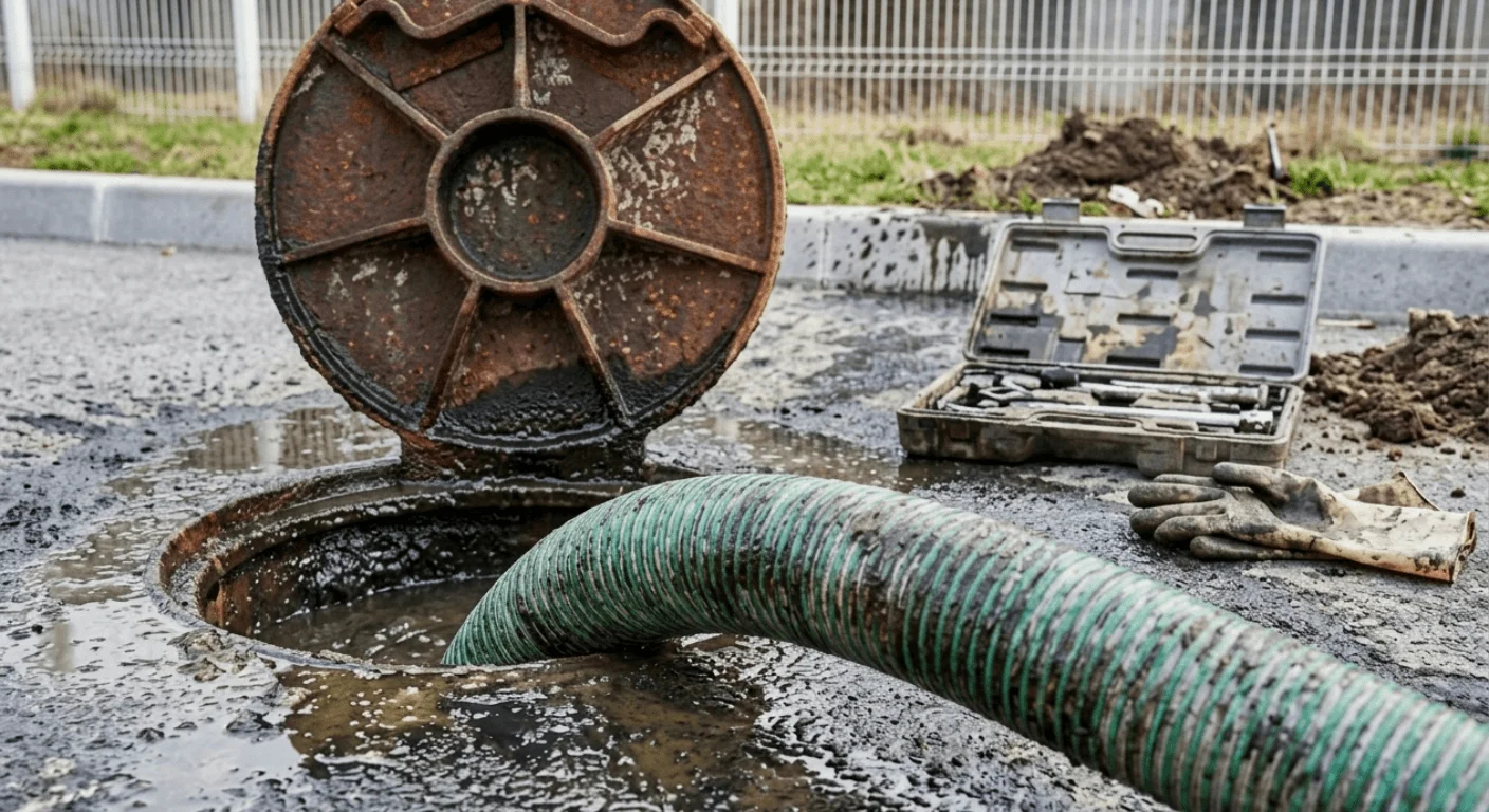 Sewage cleanup crew sanitizing a property in Katy, TX