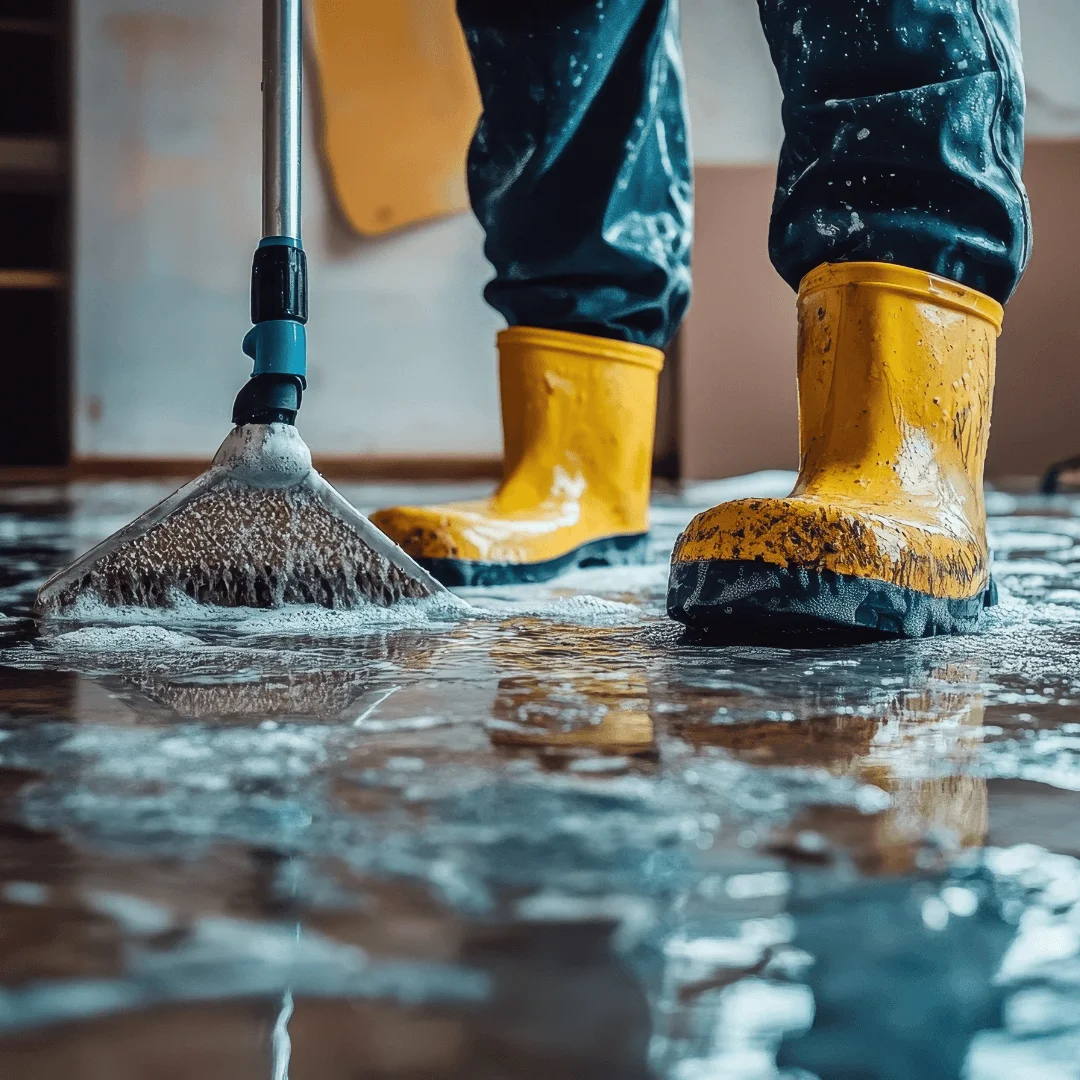 Water removal in a Katy, TX property